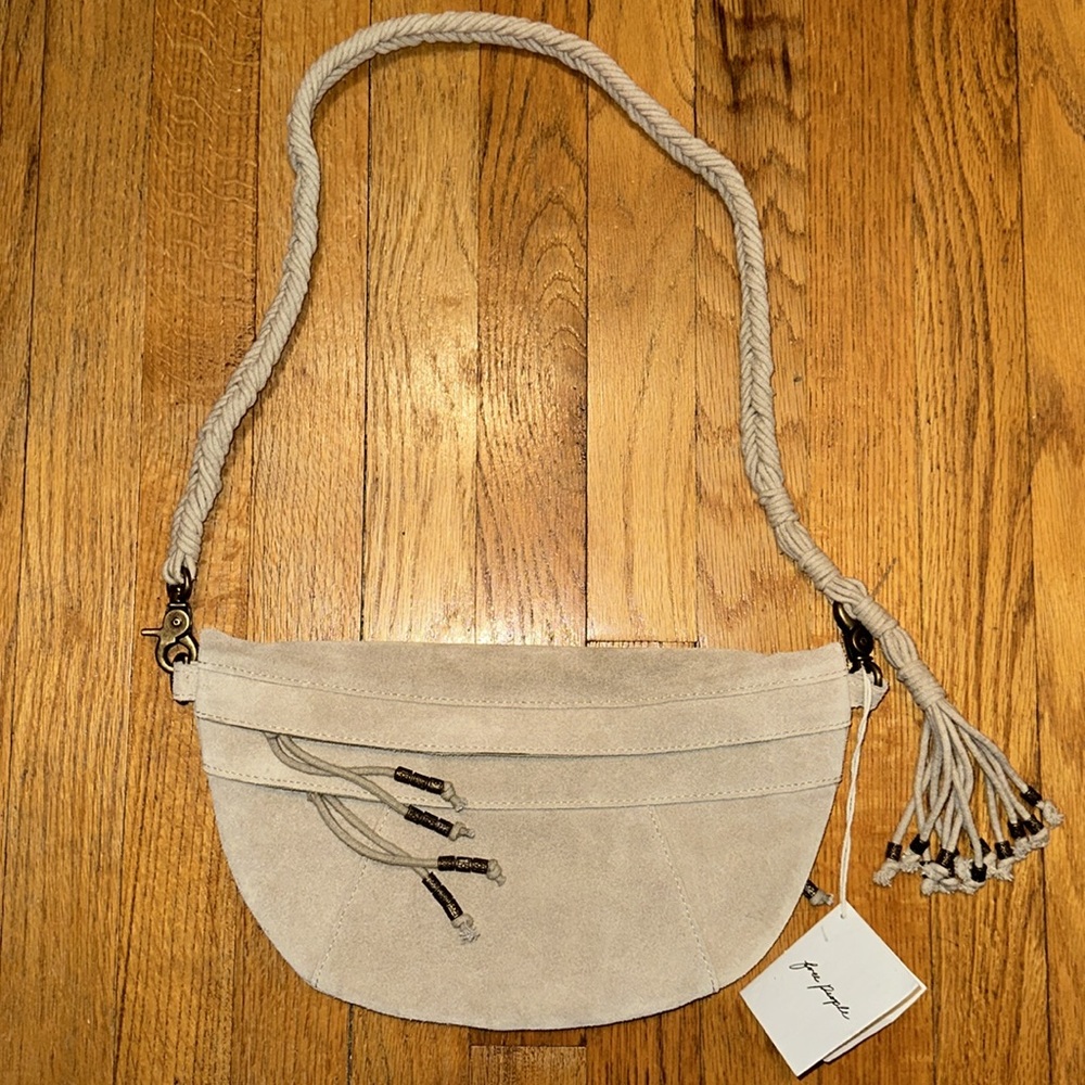 Free People Sweet Talker Suede Sling Bag NWT